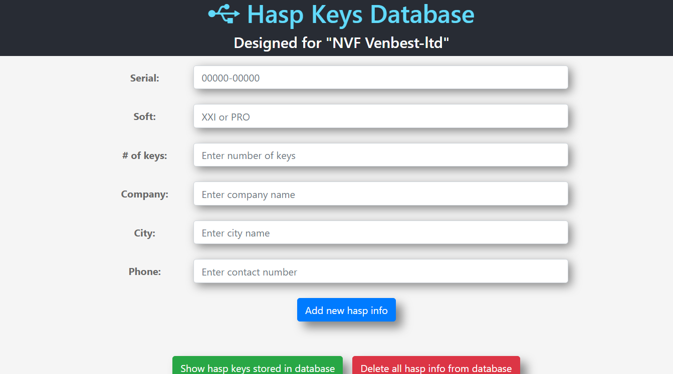 hasp-database